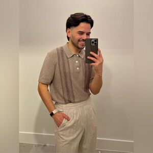 Men's Modern Classic 3-Button Sweater Polo